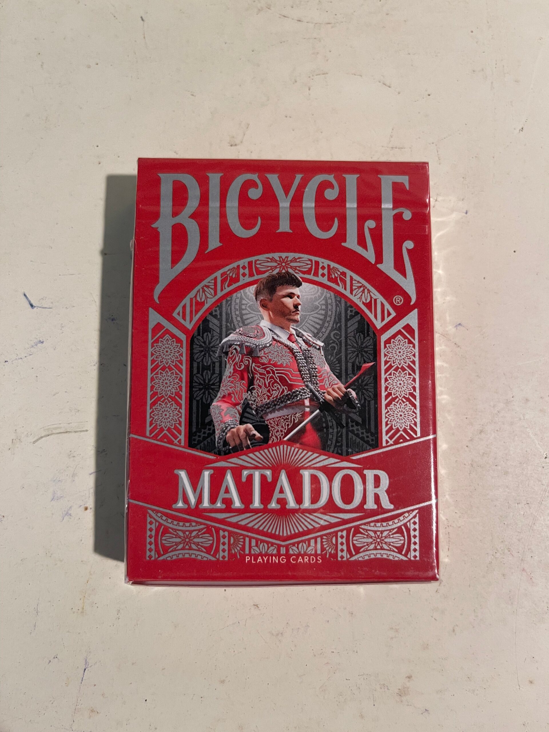 Matador Bicycle Playing Cards red