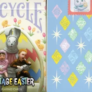 Vintage Easter Bicycle Playing Cards
