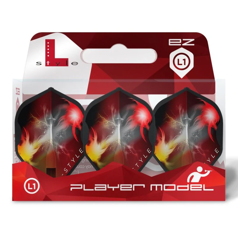 L-style L1 EZ Fusion Mensur Suljovic Type B Signature Champagne Flights - Black - Image 2