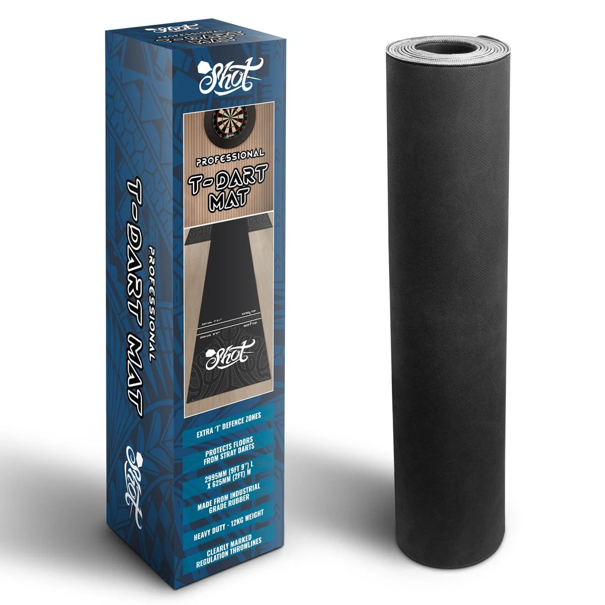 Shot Professional T Dart Mat - Image 3